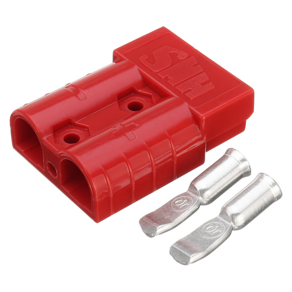50A 8AWG Battery Quick Connector Plug Terminal Disconnect Winch Red
