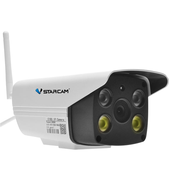 Vstarcam C18S Waterproof IP WiFi Camera AP Hots Pan/Tilt Motion Detection Alarm Push IR CCTV