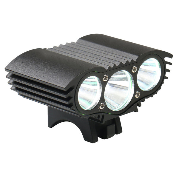 XANES 2700LM 3xT6 LED 4-Mode IPX6 Waterproof Bike Head Light Temperature Control Power Display No