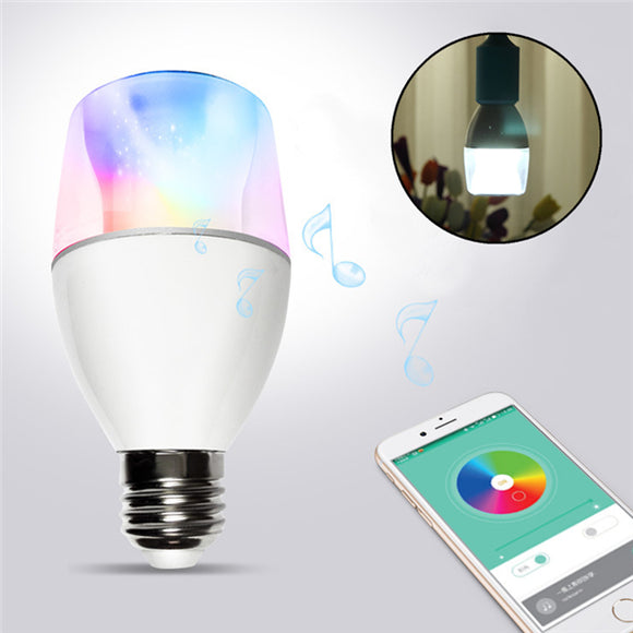 S30 LED Bulb Lamp App Control Timing Function Night Light Bluetooth Speaker