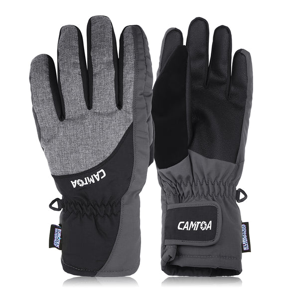 Camtoa Skiing Gloves Winter Gloves for Men Women 3M Thinsulate Warm Waterproof Bike Bicycle Cycling