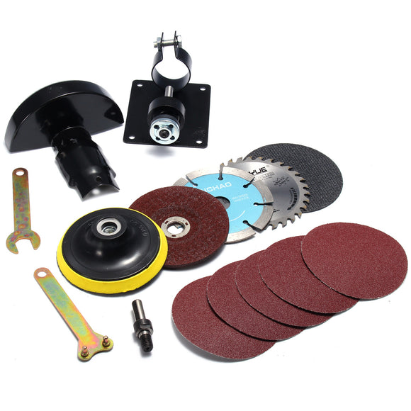 15pcs 10mm Diameter Standard Cutting Seat and Protective Cover Set for Angle Grinder