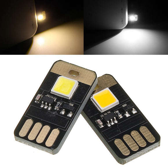 DC5V 0.6W Mini Touch Dimming Switch USB Mobile Power Camping LED Rigid Strip Light Night Lamp