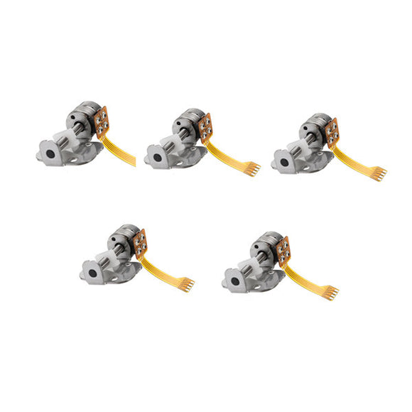 5pcs DC 5V 2 Phase 4 Wire Stepper Motor DC Motor