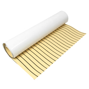Yellow and Black EVA Foam Marine Boat Flooring Teak Sheet Yacht Synthetic Decking Mat