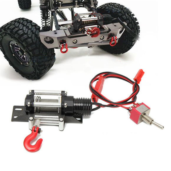 HD Steel Wired Winch Traction All Metal Type A YEA-YA-0386 for 1/10 Rock Crawlers Rc Car Parts