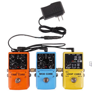 US 9V Guitar Effect Power Supply Adapter with 3 Way Splitte Cables for Boss PSA-240