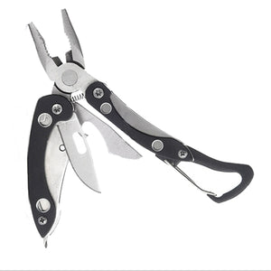 9 in 1 75mm Multifunction Folding Fishing Pliers Steel Outdooors Pocket Screwdriver Opener Tools
