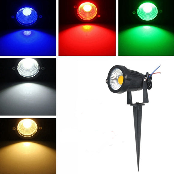 7W IP65 LED Flood Light With Rod For Outdoor Landscape Garden Path AC/DC12V