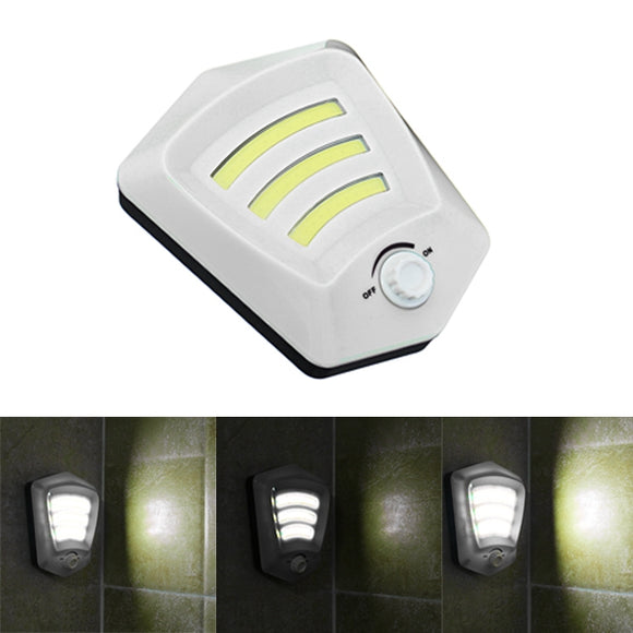 9W COB LED Dimamble Switch Night Light Battery Powered Cabinet Garage Wall Light