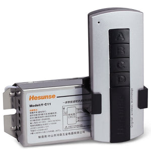Hesunse Single Channel Wireless Remote Control High Power Lamp Switch