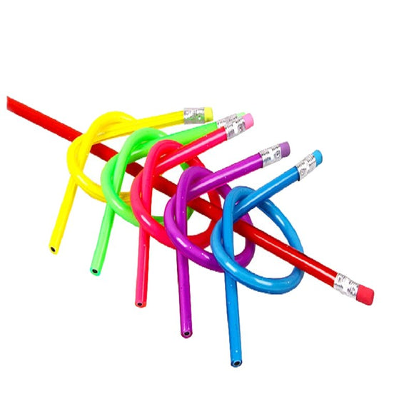 1 Piece Soft Pencil Students Learning Drawing Children Pencil Bending Office Supplies