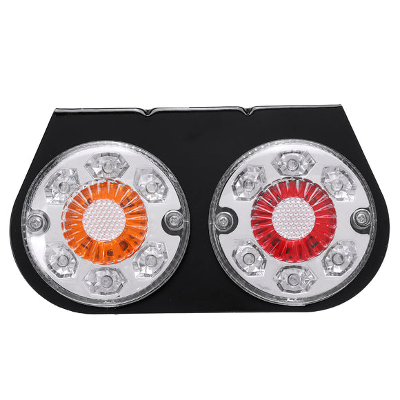 4V LED Indicator Stop Rear Tail Lights Iron Bracket For Boat/Cars/Trucks/Trailers