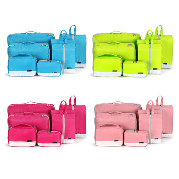 Polyester Home 7-piece Duffel Bag Travel Digital Storage Bag Women Men