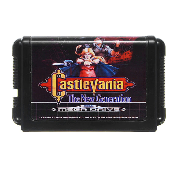 16 Bit MD Game Card Castlevania the New Generation for Sega MegaDrive Video Game Console System