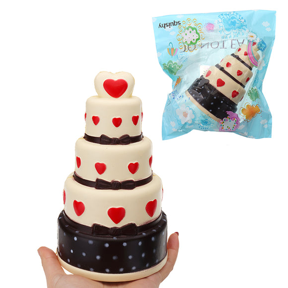 Squishy Cake 11*18 CM Super Slow Rising Cream Scented Original Package Phone Strap With Packaging