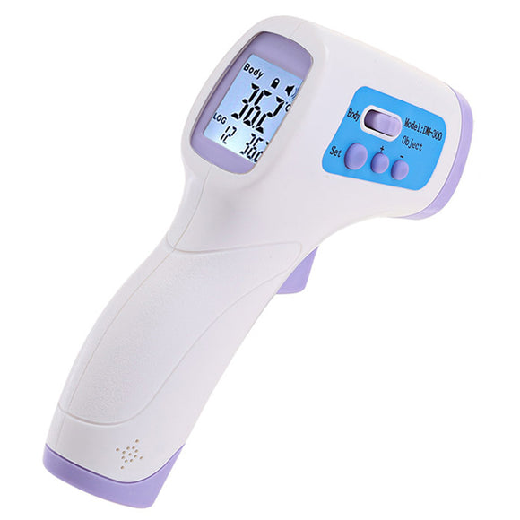 DM300 Handheld Infrared Adult Body Forehead Thermometer LCD Non-contact Temperature Gun