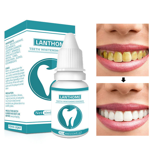 Oral Hygiene Cleaning Essence 100% Natural Teeth Whitening Remove Gel Plaque Stain Tooth Bleaching Serum