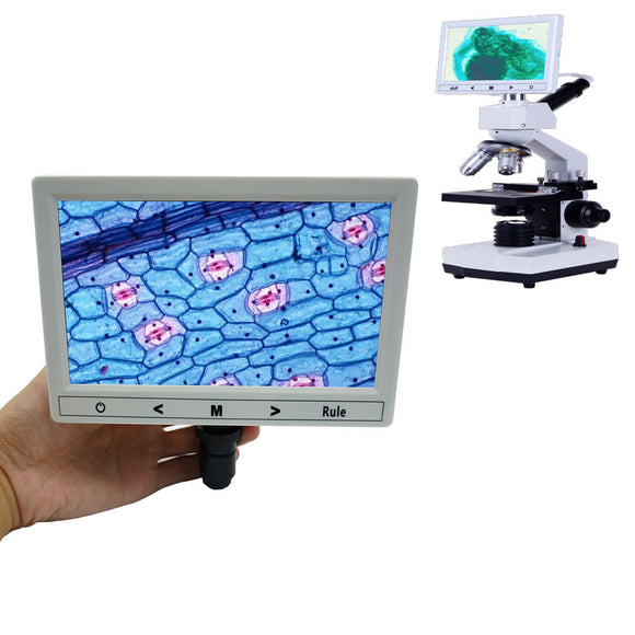 5 /7 /9 Inches Electronic Eyepiece Display Screen Microscope Camera  for Stereo  Biological Microscope Electronic Eyepiece Triocular Microscope HD Monitor