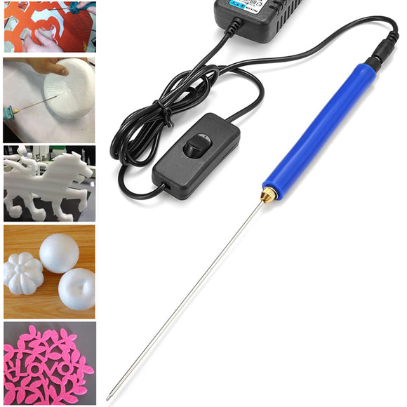 AC100-240V Foam Cutter Electric Cutting Pen Tools Craft Hot Foam Cutter Styrofoam Cutting Pen with Adaptor