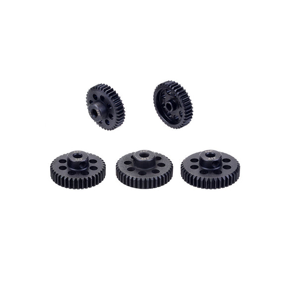 5PCS 48DP 37T 38T 39T 40T 41T Metal Pinion Motor Gear for 3.175mm Shaft 1/10 RC Car Engine