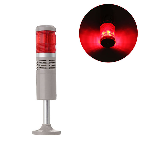 Machifit TB50-1T-D-J Red CNC Machine Warning Lights LED Indicator Alarm Signal Light with Buzzer