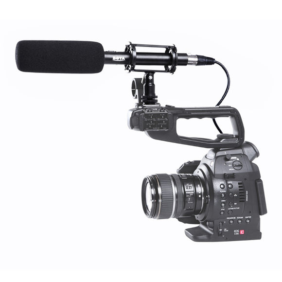 BOYA BY-VM1000 Camera Mounted Stereo Condenser Shotgun Microphone For DSLR Camera Camcorder