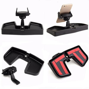 Car Inner Phone GPS Holder Mount With Storage Box For Jeep Renegade 2015-2016