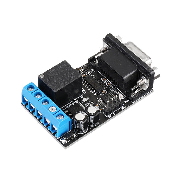 5pcs DC 12V RS232 Serial Port Delay Relay Switch Module PC COM DB9 ARM MCU UART Remote Control Board