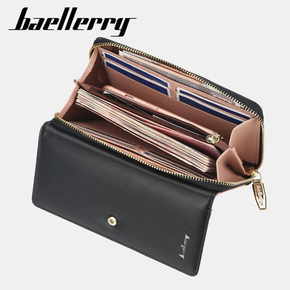 Baellerry Women Fashion Casual Long Wallet Money Phone Clutch Bags Purse