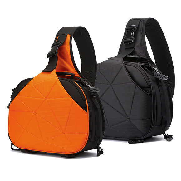 HUWANG 8019 Universal Waterproof Large Capacity Triangular Camera Bag DSLR Backpack