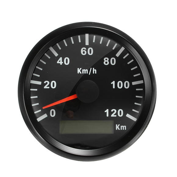 85mm 120km/h Digital GPS Speedometer Gauge Waterproof Auto Car Truck Marine