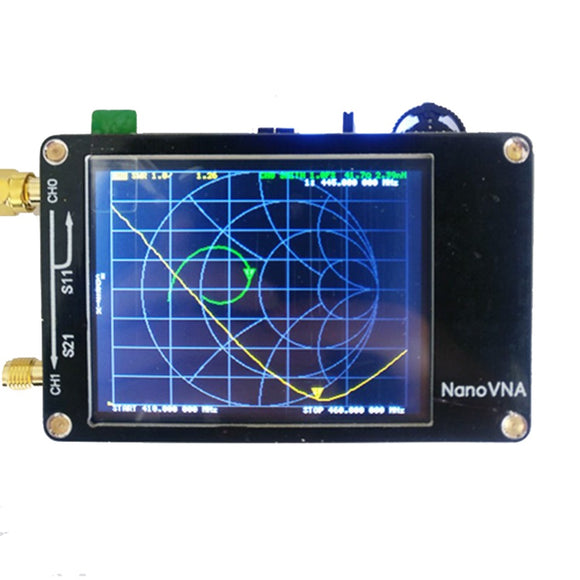 Original NanoVNA Vector Network Analyzer 50KHz - 900MHz Digital Display Touch Screen Shortwave MF HF VHF UHF