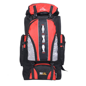 100L Outdoor Hiking Camping Backpack Bag Travel Mountaineering Trekking Day Pack