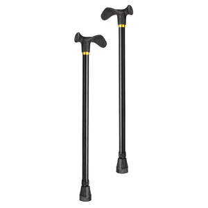 Ergonomic Handle Height Adjustable Walking Aid Cane Stick Arthritis Comfort Grip Safety