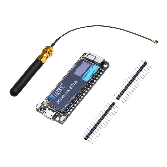 LoRa bluetooth Wifi IOT SX1276 + ESP32 Development Board Module with OLED and Antenna for Arduino IDE 433MHz-470MHz/868MHz-915MHz