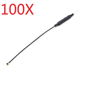 100X 3DBI Brass 2.4G Receiver Antenna Omnidirectional IPEX Port Compatible Futaba JR WFLY