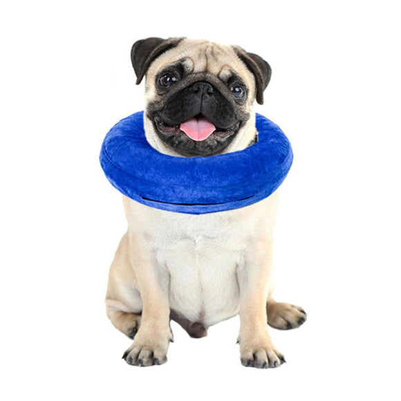 Inflatable Pet Collar for Dog Cat Wound Healing E-Collar Protection Medical Cone Collar