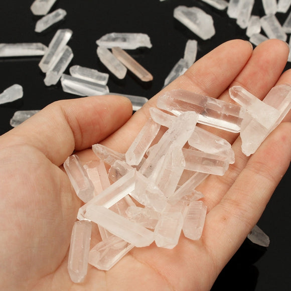 Natural Lot Clear Quartz Crystal Point Terminated Specimen Party Original Stone Fish Tank Decor