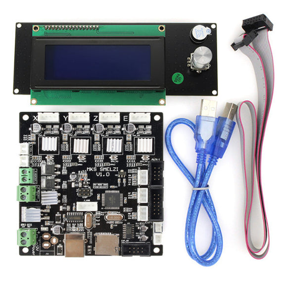 MKS SMelzi + Melzi LCD2004 3D Printer Control Board Kit