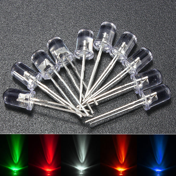 1000PCS 5MM Round Red Green Blue Yellow White Water Clear LED Diodes Light Kit