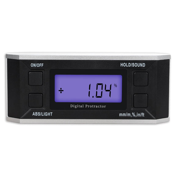 Digital Inclinometer 4*90 Digital Display Inclinometer with Magnetic Backlight Optional Inclination Box Electronic Level Angle Ruler