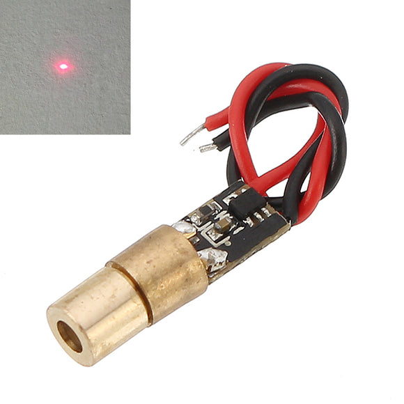 650nm 5mw 5V Red Dot Laser Diode Mini Laser Module Head for Equipment Industry 3.8x13.5mm