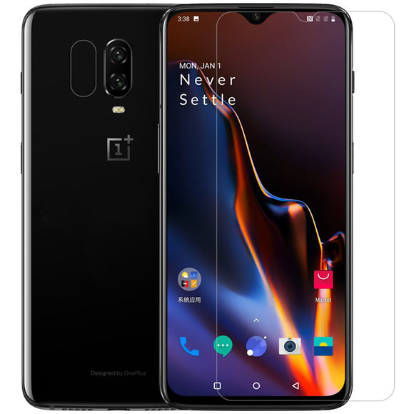 NILLKIN Anti-explosion Tempered Glass Screen Protector + Lens Protective Film for OnePlus 6T/OnePlus 7