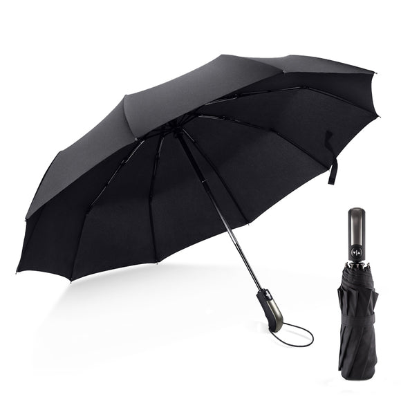 Automatic Umbrella 1-2 People Anti-UV Windproof Umbrella Camping Three Folding Sunshade