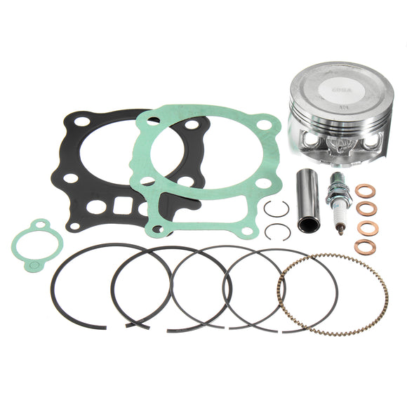 Piston Rings Gasket Spark Plug Kit Set For Honda Rancher TRX350 TRX 350 2000-2006