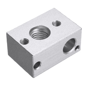 MK10 Aluminum Alloy PT100 Heating Block For 3D Printer