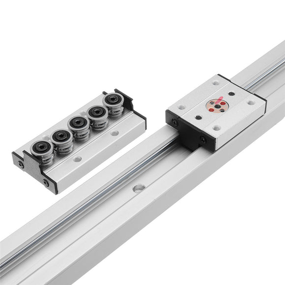 Machifit SGR15-500L With SGB15-3UU SGB15-5UU Slide Block Built-in Double Axis Roller Linear Guide