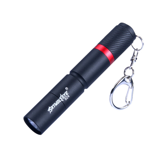 Skywolfeye B24 XPE 3Modes Zoomable LED Flashlight Pen AAA  Work Light Camping Hunting Emergency Lamp