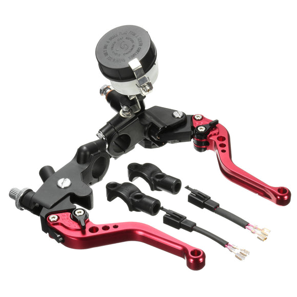 7/8inch CNC Motorcycle Hydraulic Brake Master Cylinder Clutch Lever Reservoir